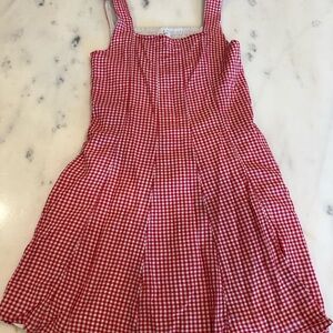 Abercrombie Kids Red Checkered Dress